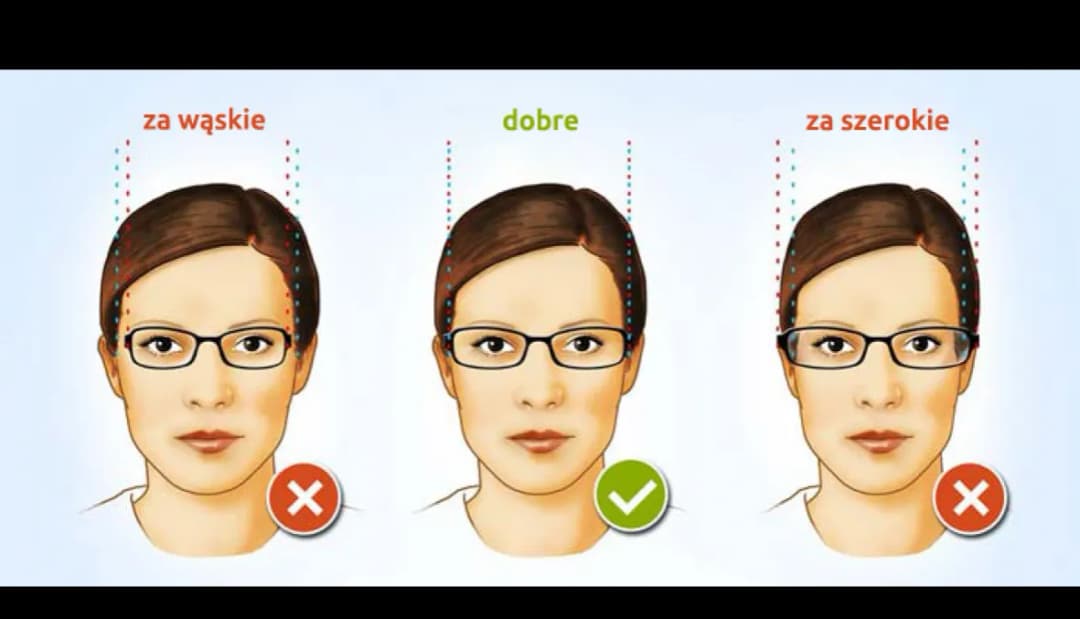 Jak dobrać rozmiar oprawek, aby uniknąć niewygodnych okularów
