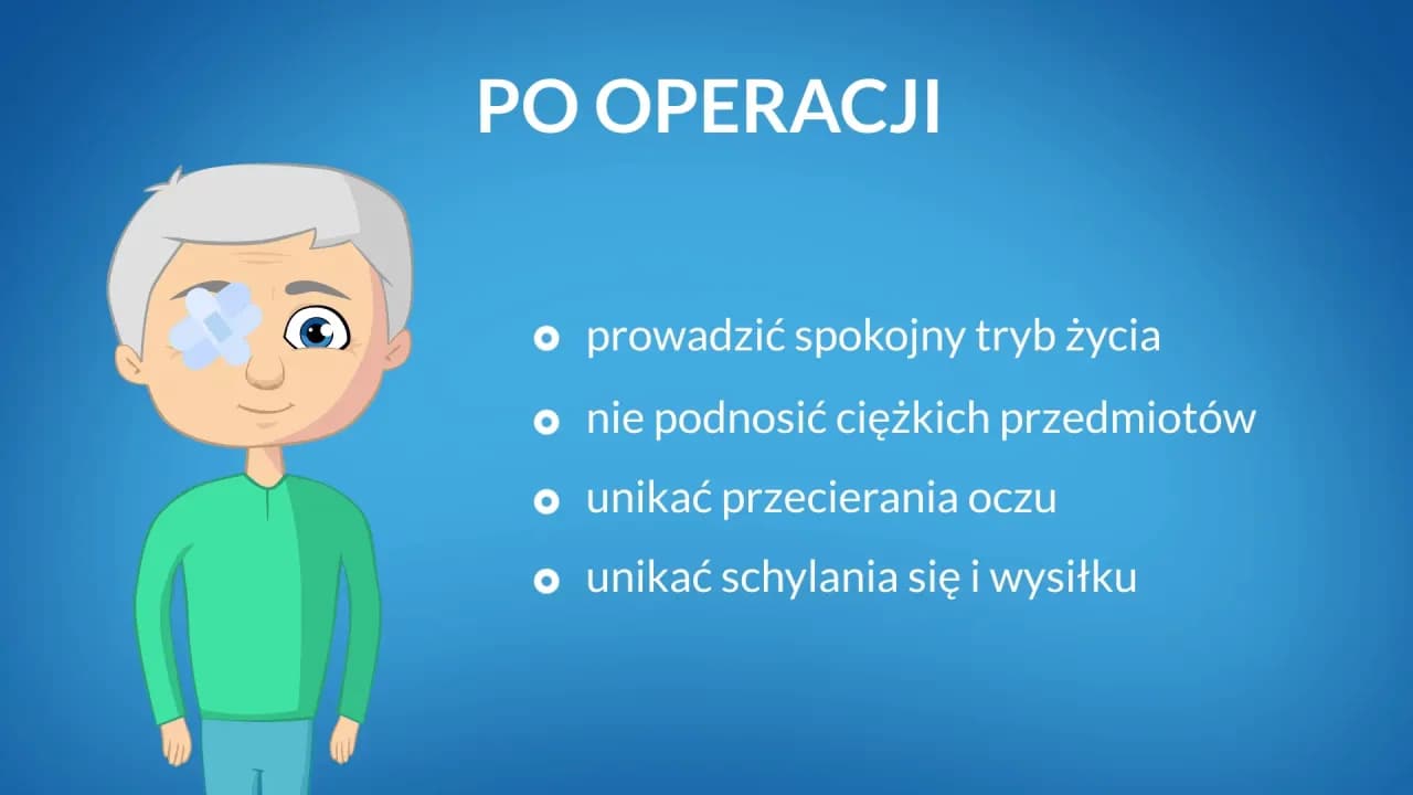 Zalecenia po operacji zaćmy: uniknij najczęstszych błędów w pielęgnacji